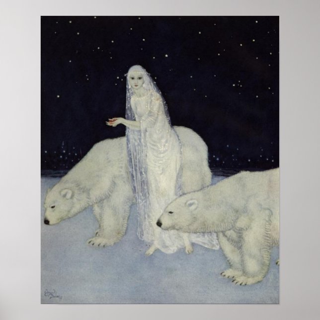 Poster Sonhador de Sonhos pela Rainha da Romênia (Frente)