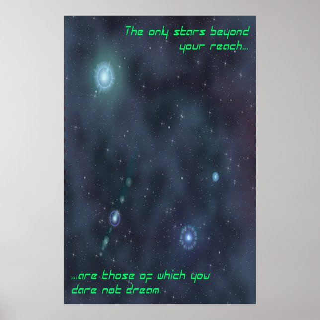 Póster Sonhando com estrelas (Frente)