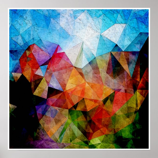 Póster Sonhando com o céu azul (Frente)