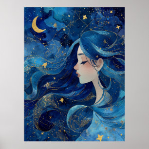 Poster Sonhando Sob as Estrelas - Deusa