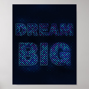 Poster Sonhe Grande – Citação Motivacional Inspiradora