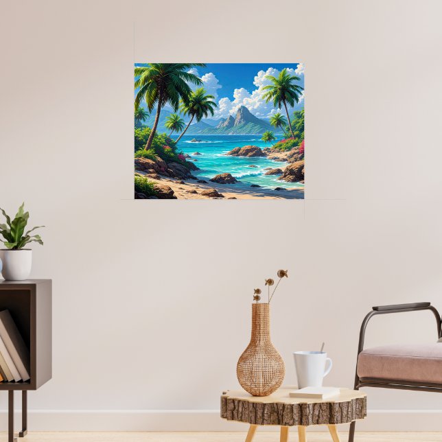Poster Sonhe, Paraíso Tropical, (Sala de Estar 3)