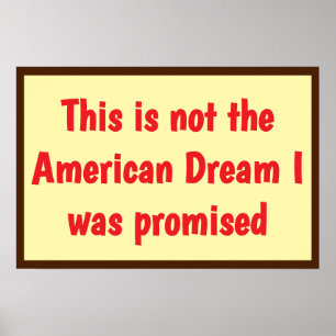Poster Sonho Americano Prometido