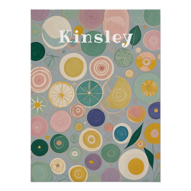 Póster Sonho Caleidoscópio Personalizado (Frente)