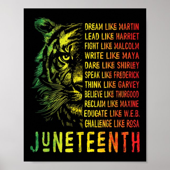 Poster Sonho Como Líderes História Negra Para Mulheres (Frente)