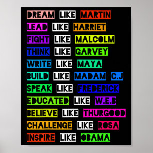 Poster Sonho Como Martin Lidera Como Harriet Women Black 
