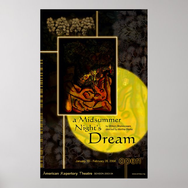 POSTER SONHO DA NOITE DO MIDSUMMER (Frente)