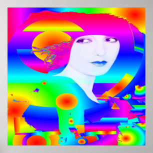 Póster Sonho de abstrato Color