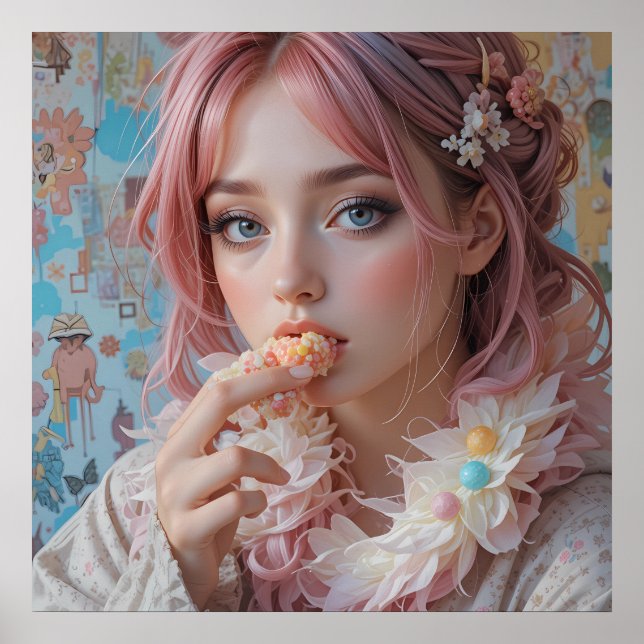 Poster Sonho de Blossom Doce (Frente)