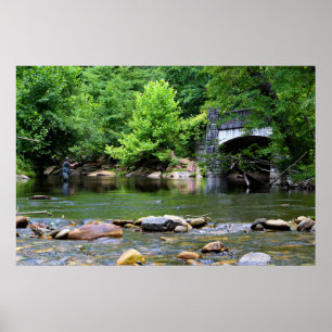 Poster Sonho de Dia de Pesca de Voo