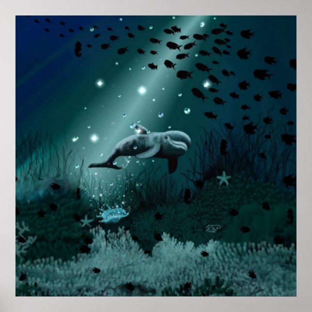 Poster Sonho de Golfinho (Frente)