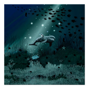Póster Sonho de golfinho