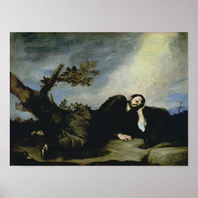 Poster Sonho de Jacob, 1639 (Frente)