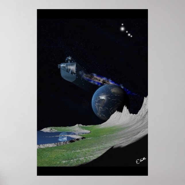 Póster Sonho de Kepler (Frente)