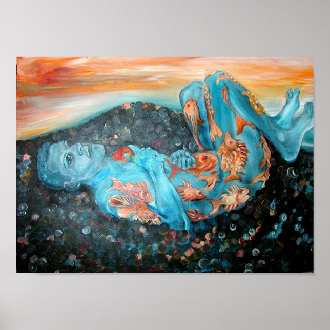 Póster sonho de peixe (Frente)