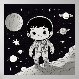 Poster Sonho de ser astronauta