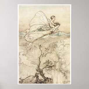 Póster Sonho de uma noite de verão, 1907 Vintage Fairy Ar