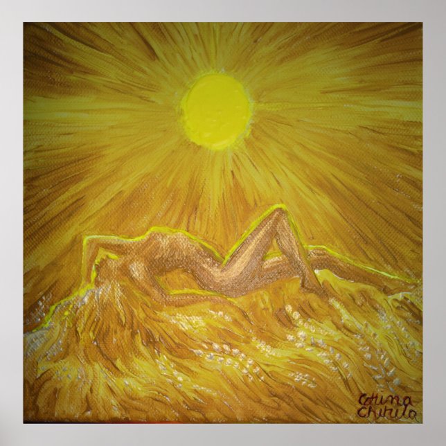 Póster Sonho de Verão Solar (Frente)
