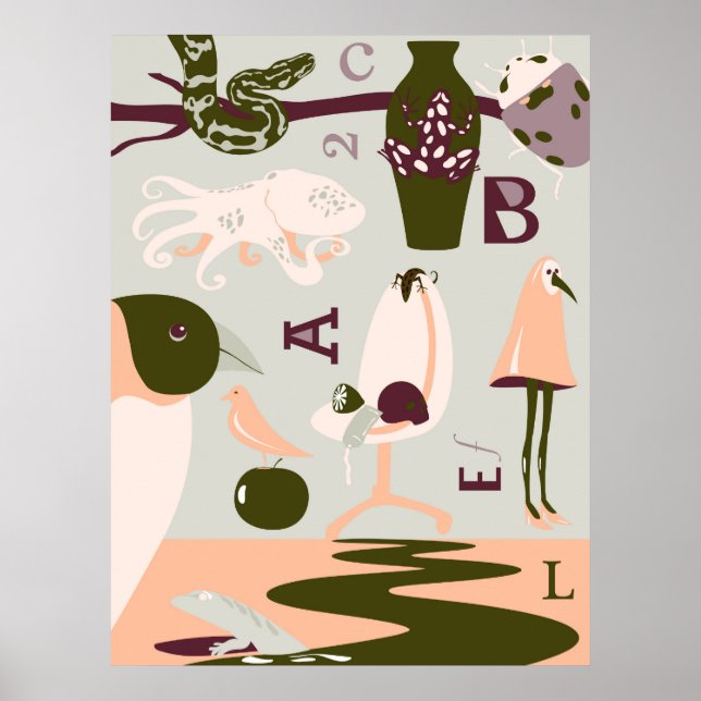 Poster Sonho de zoológico (Frente)