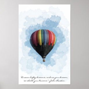 Poster Sonho do balão de ar quente