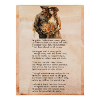 Póster Sonho do Cowboy