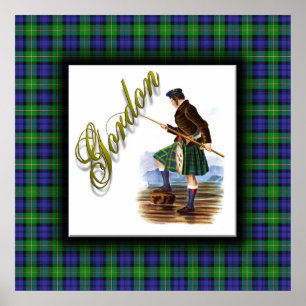 Póster Sonho do Scottish de Gordon do clã