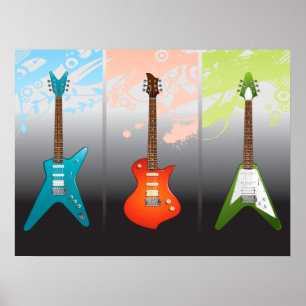 Poster Sonho dos amantes da guitarra elétrica