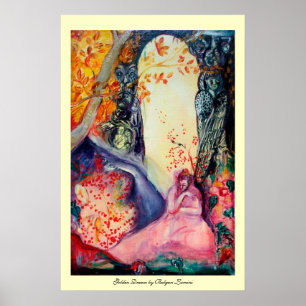 Póster SONHO DOURADO / Jardim Zen de Meditação Yoga