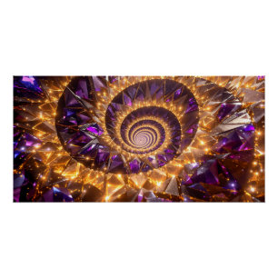 Póster Sonho Espiral do ouro