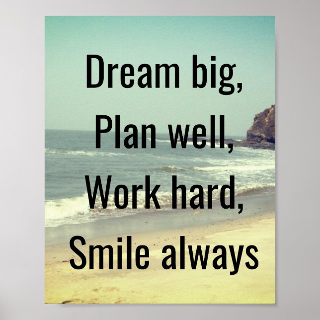 Poster Sonho grande (Frente)