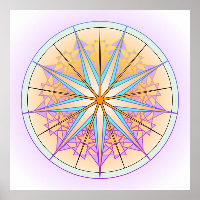 Póster Sonho Mandala #2 (Frente)