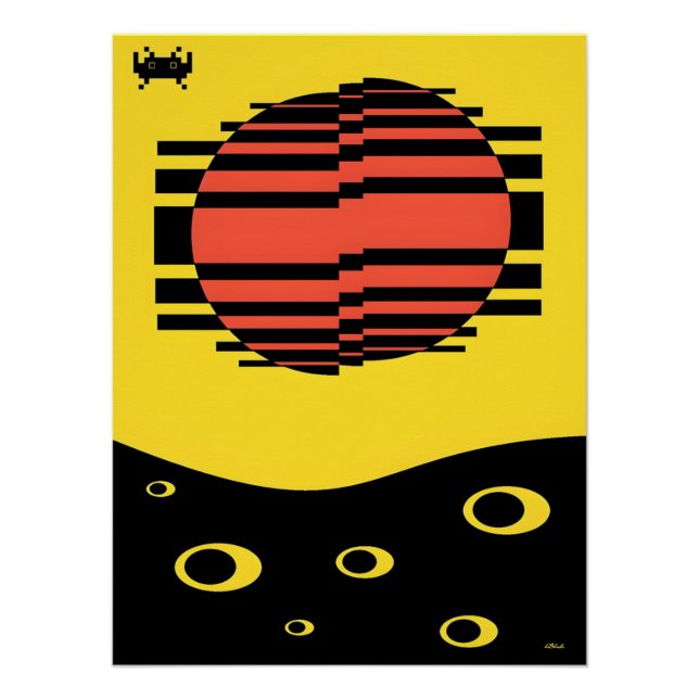 Póster Sonho Memphis Bitossi (Frente)