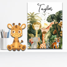 Sonho Safari Exótico de Animais da Selva