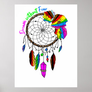 Poster Sonho Sem Medo - Caçador de Sonhos LGBTQ+