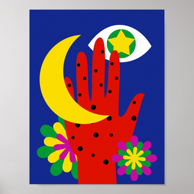 Poster Sonhos Celestiais (Frente)