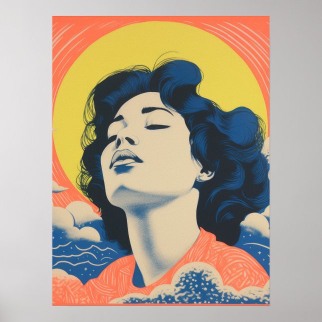 Poster Sonhos Com Sol (Frente)