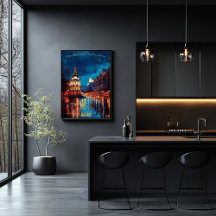 Sonhos Crepúsculos de Madri - paisagem urbana em D