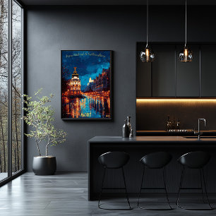 Poster Sonhos Crepúsculos de Madri - paisagem urbana em D