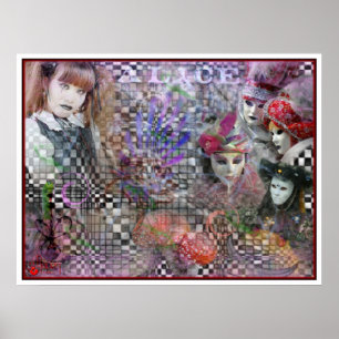 Poster Sonhos de Alice na cor