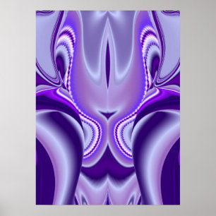 Poster Sonhos de Arco-íris de Flor Roxa