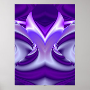 Poster Sonhos de Arco-íris de Flor Roxa