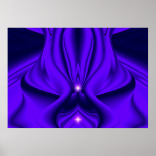 Poster Sonhos de Arco-Íris de Flor Roxa, Duas Estrelas