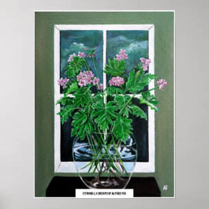 Poster Sonhos de Citronela Pintura de Alfred Fox