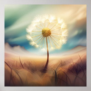 Poster Sonhos de Dandelion Gigantes