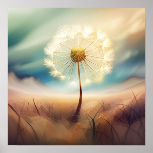 Poster Sonhos de Dandelion Gigantes (Frente)
