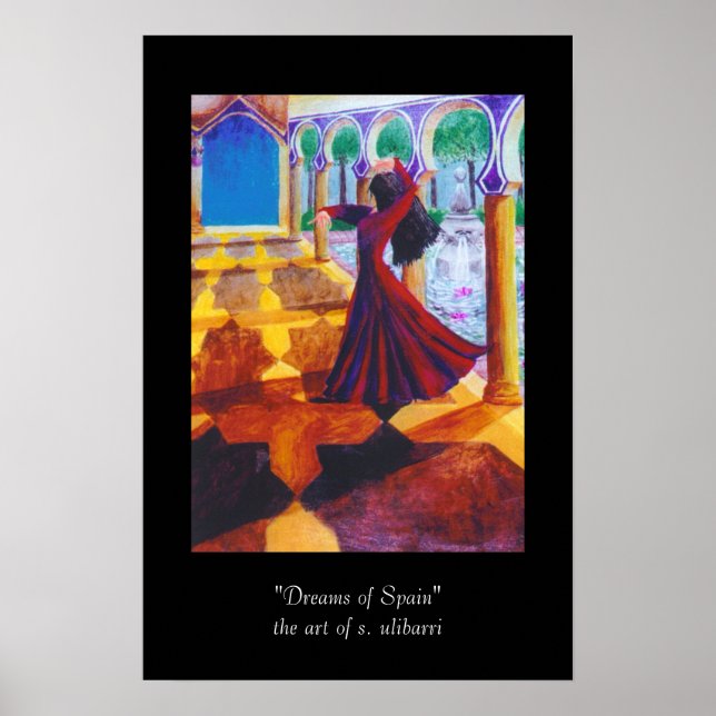 Póster Sonhos de Espanha (Frente)