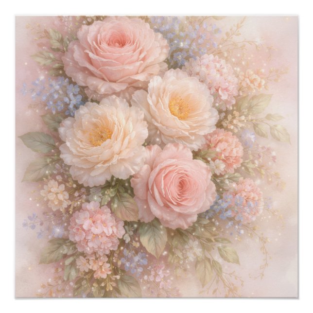 Póster Sonhos de Flor Suave (Frente)