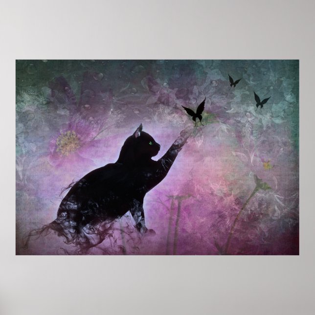 Poster Sonhos de gatinho (Frente)