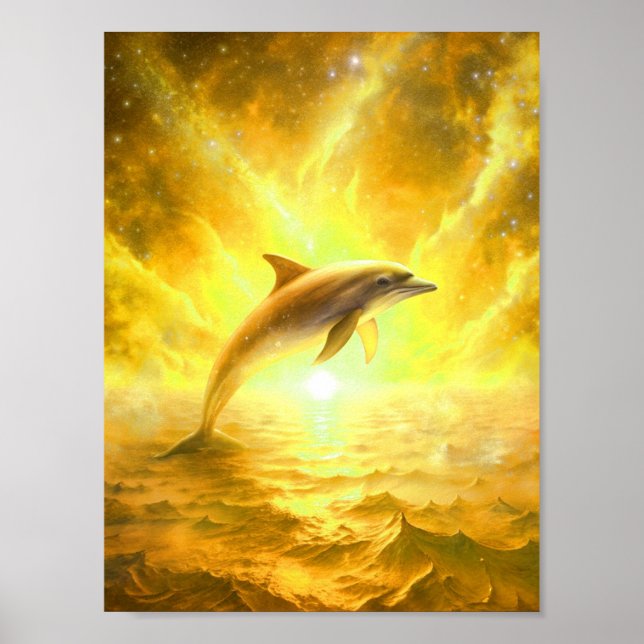 Poster "Sonhos de Golfinho" (Frente)