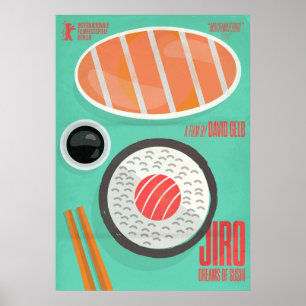 Poster Sonhos de sushi David Gelb documentário S